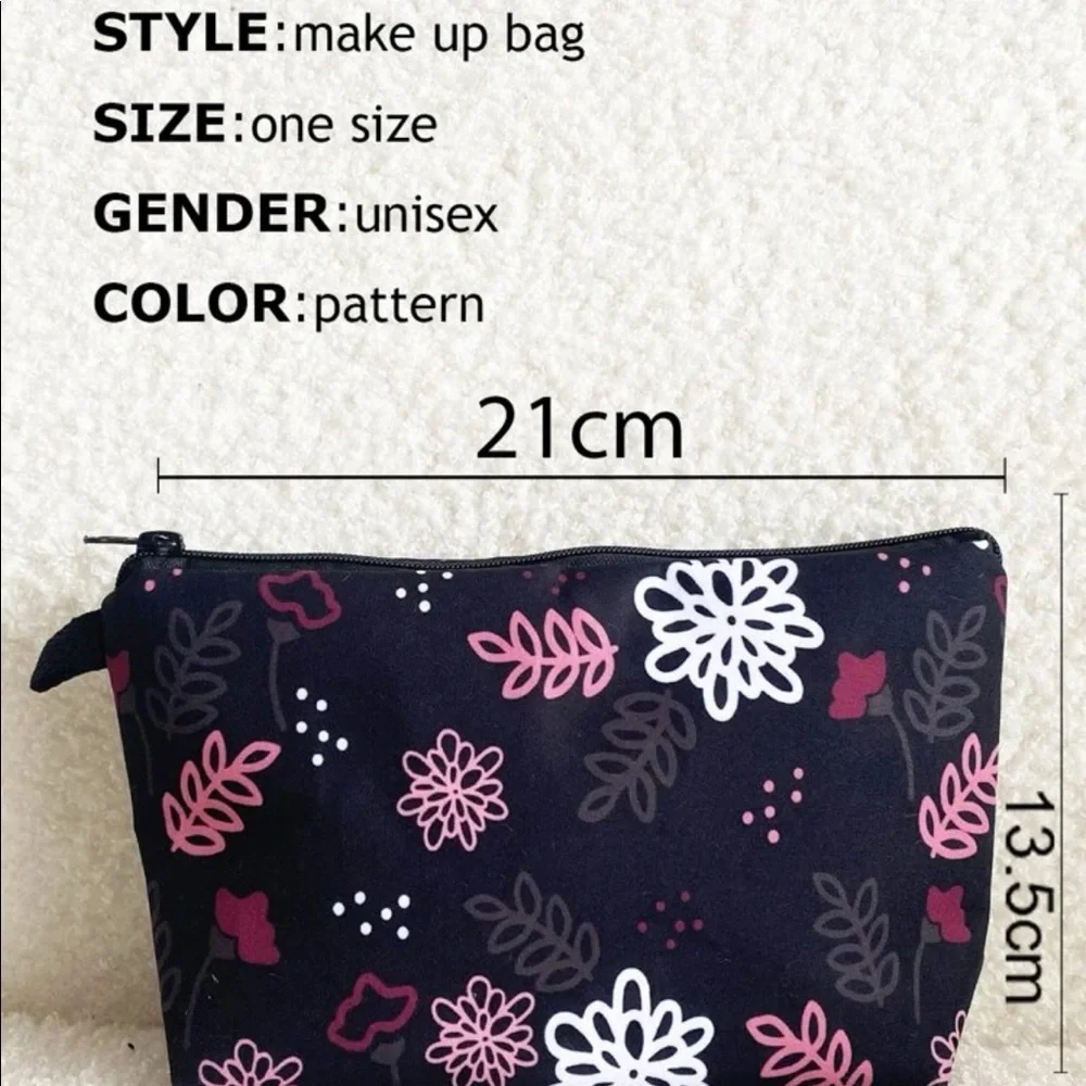 🌻 Make-up Pouch Floral - Picture 3 of 3